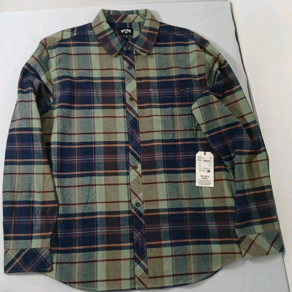 Quiksilver Men's Casual Plaid and Striped Shirt Set - Picture 10 of 11